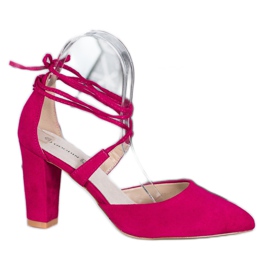 Goodin Escarpins attachés rose Goodin Escarpins attachés rose
