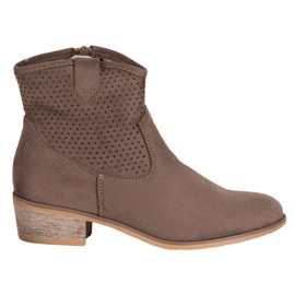 Filippo Bottes de cowboy ajourées brun