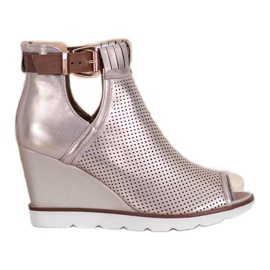 Filippo Bottines dorées d'or Filippo Bottines dorées d'or