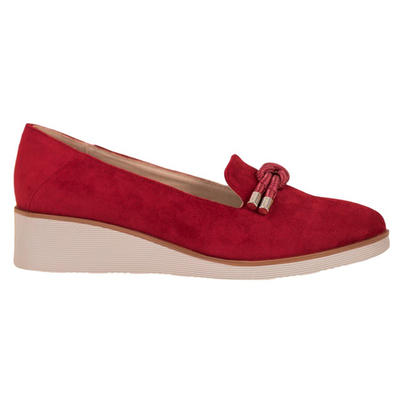 Red Lords On The VINCEZA Wedge rouge