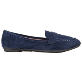 Fama Mocassins classiques bleu marine bleu