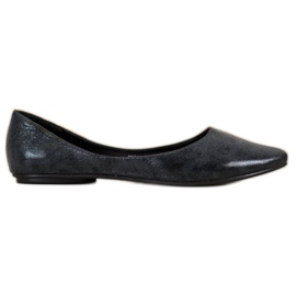 Sergio Leone Ballerines brillantes noir