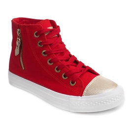 Baskets Montantes F-6 Rouge
