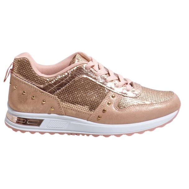 Baskets chaussures de sport roses X78