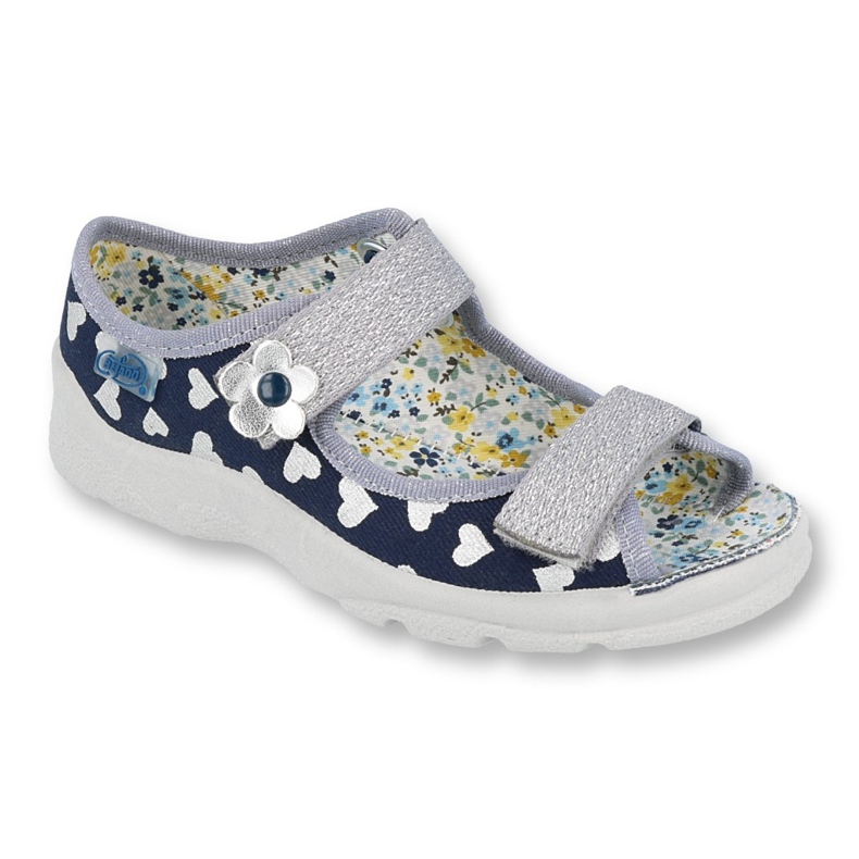 Chaussures pour enfants Befado 969Y148 bleu marin gris