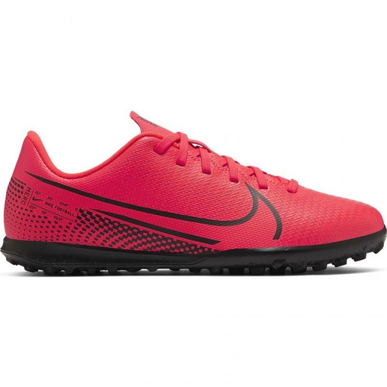Chaussures de football Nike Mercurial Vapor 13 Club Tf Jr AT8177-606 rouge rouge