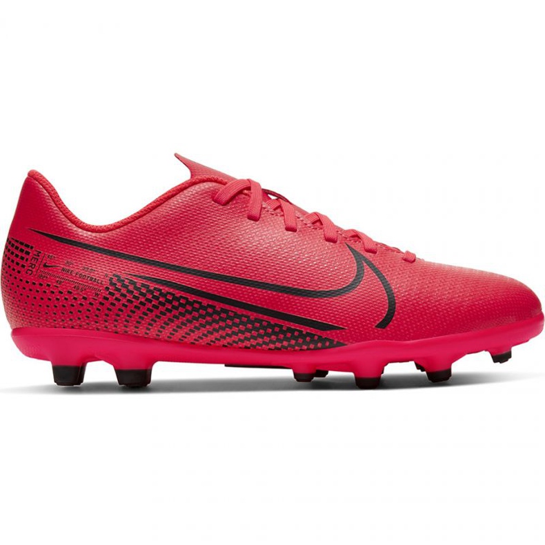 Chaussures de football Nike Mercurial Vapor 13 Club FG / MG Jr AT8161-606 multicolore oranges et rouges Chaussures de football Nike Mercurial Vapor 13 Club FG / MG Jr AT8161-606 multicolore oranges et rouges
