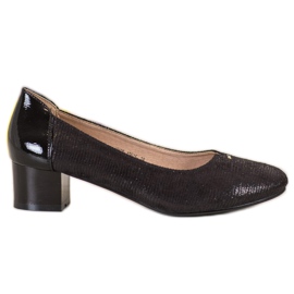Escarpins textiles VINCEZA noir