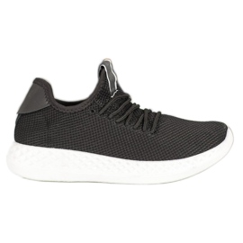 SHELOVET Chaussures de sport avec maille le noir