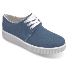 Bottes Creepers sur la plate-forme bleue SB-A11 Bottes Creepers sur la plate-forme bleue SB-A11