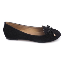 Ballerines Dentelle 616 Noir le noir