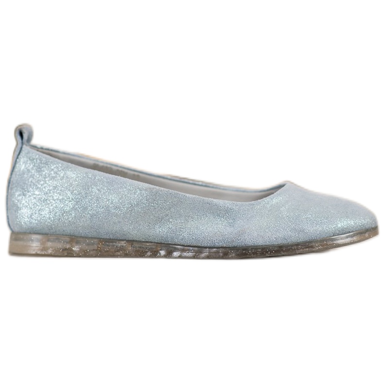 Sergio Leone Ballerines Textile À Paillettes bleu