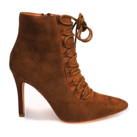 Bottes À Talons Hauts 595SE Camel brun