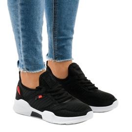 Chaussures de sport pour femmes noires SH809 le noir