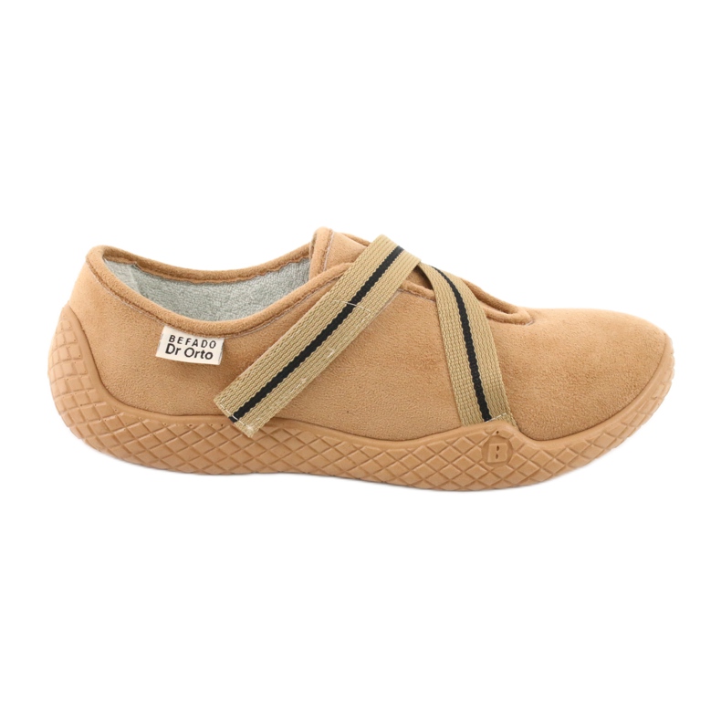 DR.ORTO Befado chaussures de sport pu-young pour femme avec velcro 434D017 beige