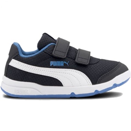 Puma Stepfleex 2 Mesh Ve V Ps Jr 192524 10 blanc noir bleu