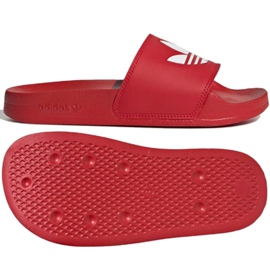 Adidas Originals Adilette Lite Jr FU9179 rouge Adidas Originals Adilette Lite Jr FU9179 rouge