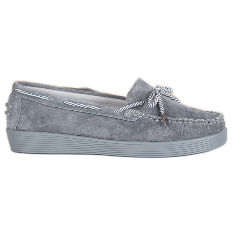 Filippo Mocassins en cuir classiques gris Filippo Mocassins en cuir classiques gris
