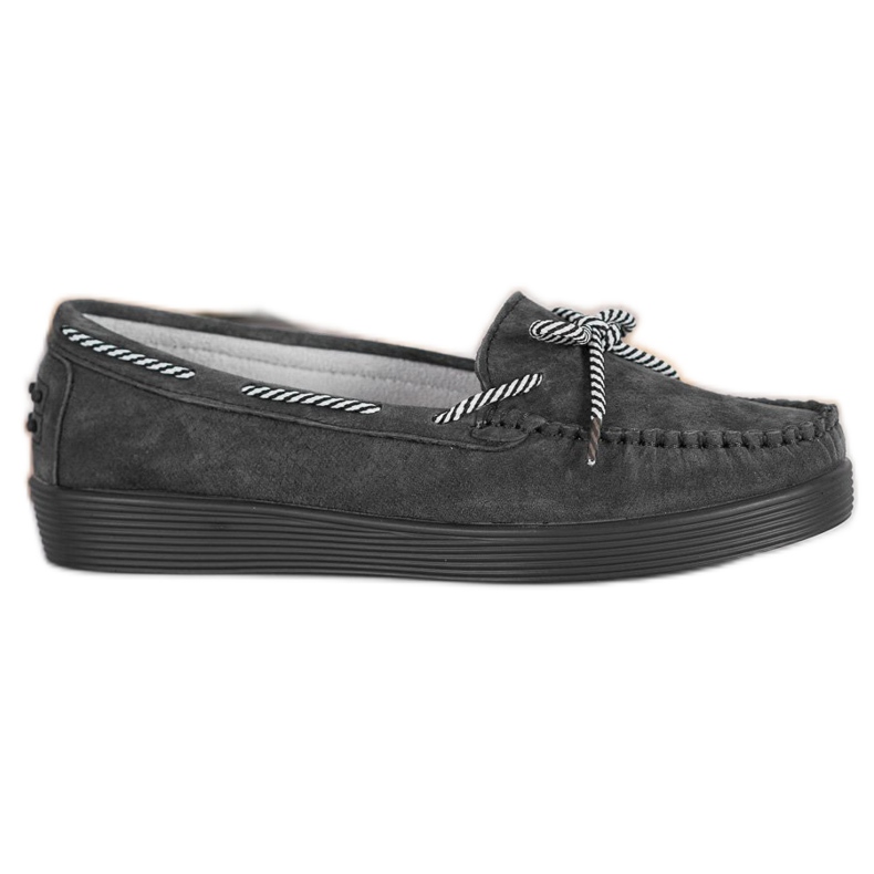 Filippo Mocassins en cuir classiques le noir