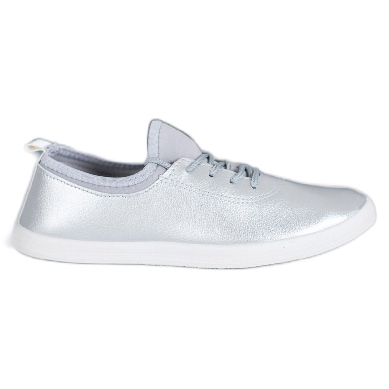 SHELOVET Baskets légères avec cuir écologique gris SHELOVET Baskets légères avec cuir écologique gris