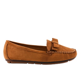 Mocassins marron à nœud 9F150 brun