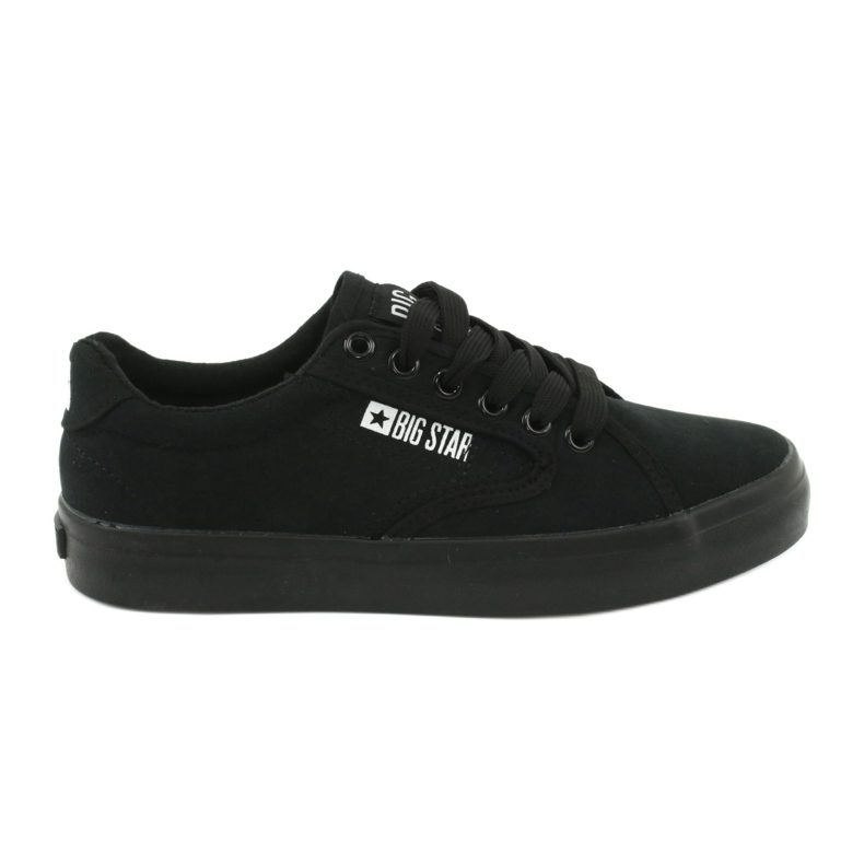 Big Star FF274A175 baskets noires liées au classique le noir
