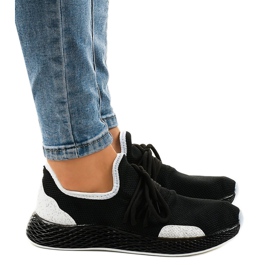 Chaussures de sport pour femmes noires B-6851