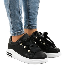 Baskets compensées noires X63 le noir