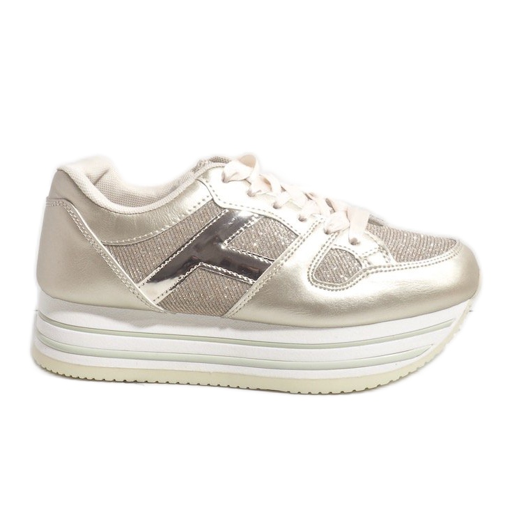 Chaussures de sport pour femmes à la mode en or 1306 d'or Chaussures de sport pour femmes à la mode en or 1306 d'or