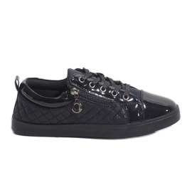 Baskets noires à la mode pour femmes R19-11 le noir