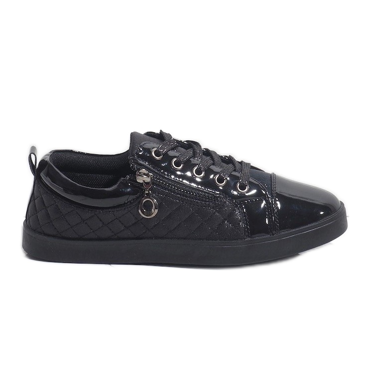 Baskets noires à la mode pour femmes R19-11 le noir