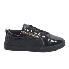 Baskets noires à la mode pour femmes R19-2 le noir