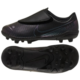 Nike Mercurial Vapor 13 Club Mg Ps (V) Jr AT8162-010 chaussures de football noir noir