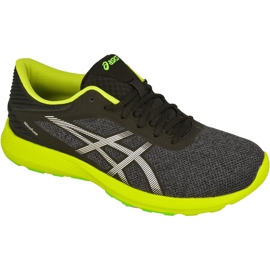 Chaussures de course Asics Nitrofuze M T6H3N-9593 noir gris vert