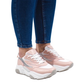 Baskets de sport roses SX001-11