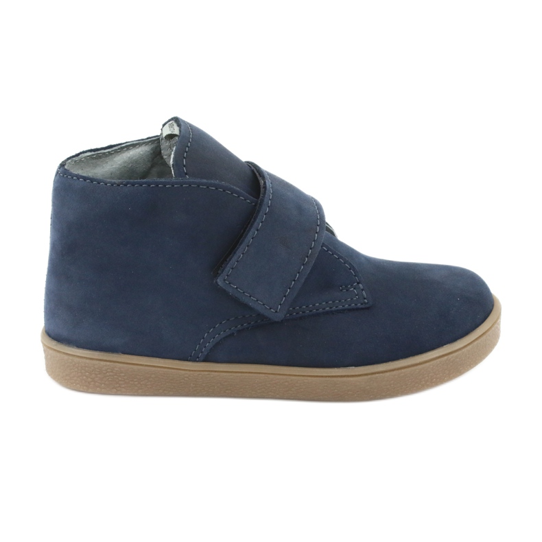 Bottines Velcro Mazurek 1101 bleu marine