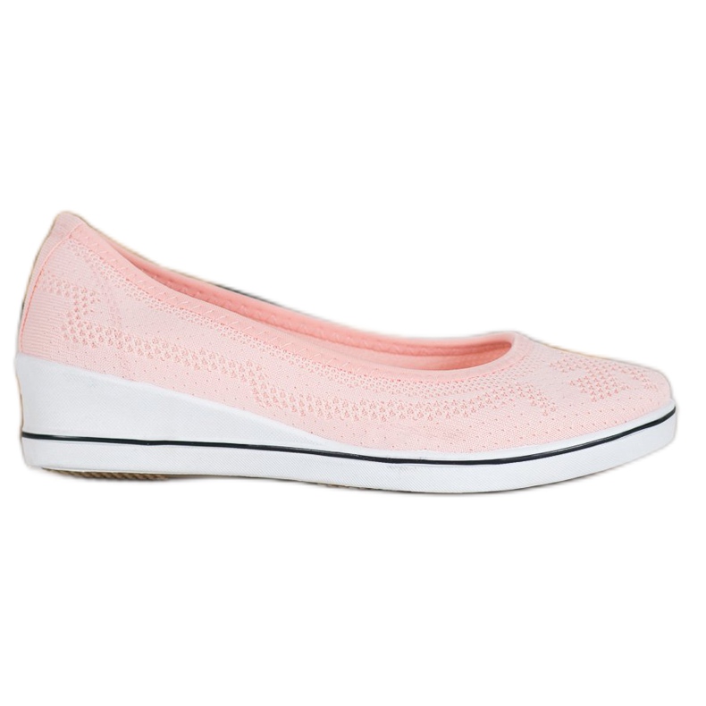 Super Me Ballerine Ajourée Sur Compensée rose Super Me Ballerine Ajourée Sur Compensée rose