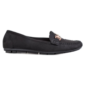Clowse Mocassins Noirs Avec Ornement