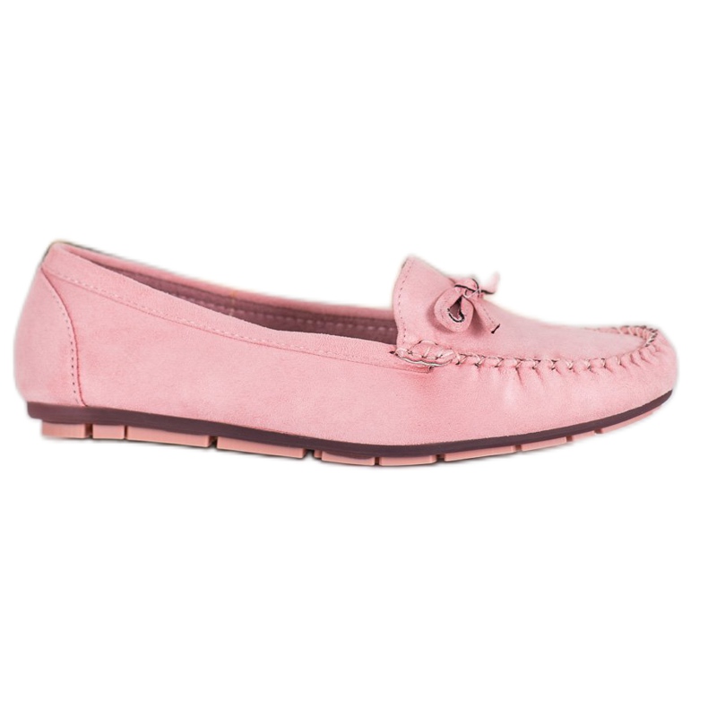 Clowse Mocassins à poudre avec nœud rose