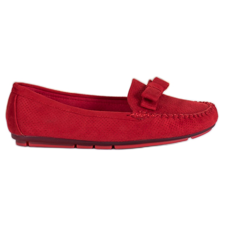 Clowse Mocassins Ajourés Avec Nœud rouge Clowse Mocassins Ajourés Avec Nœud rouge