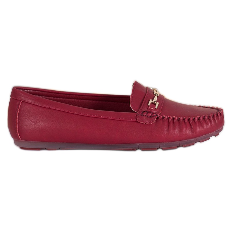 Fama Mocassins élégants rouge Fama Mocassins élégants rouge