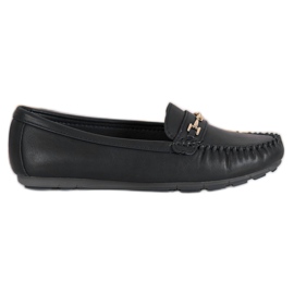 Fama Mocassins élégants le noir Fama Mocassins élégants le noir