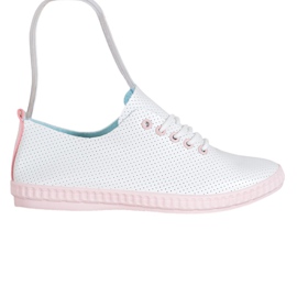 SHELOVET Baskets Ajourées Légères blanc
