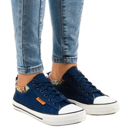 Baskets classiques bleu marine W11
