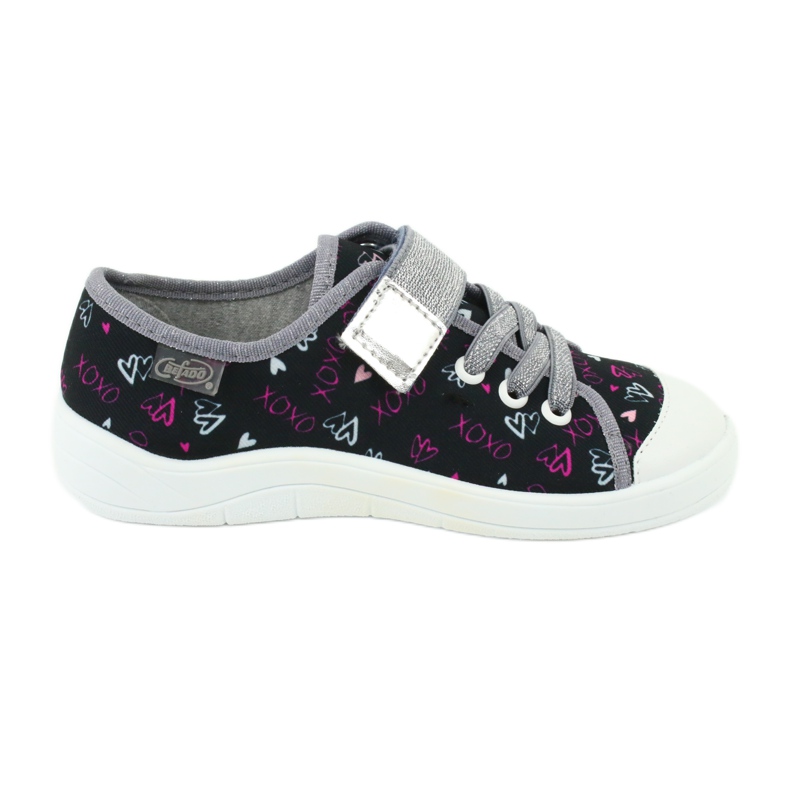 Chaussures pour enfants Befado 251Y142 le noir rose gris