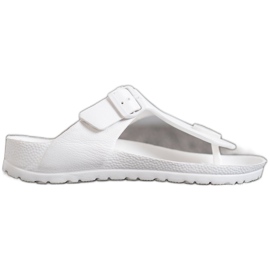 SHELOVET Des tongs blanches