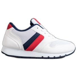 SHELOVET Chaussures de sport classiques blanc