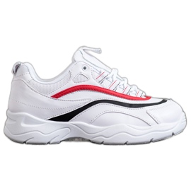 SHELOVET Baskets blanches classiques