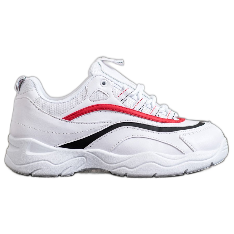 SHELOVET Baskets blanches classiques