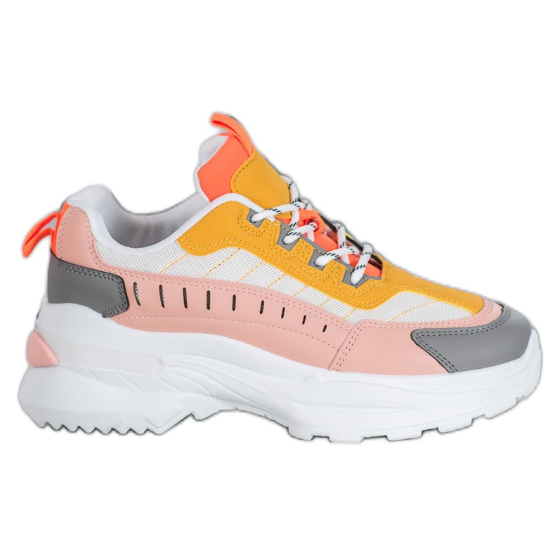 SHELOVET Chaussures à la mode sur la plate-forme multicolore
